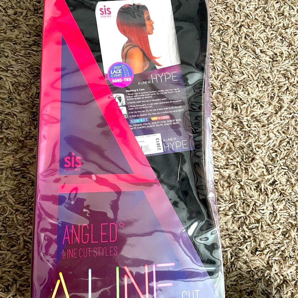 Bomb synthetic angled bob wig